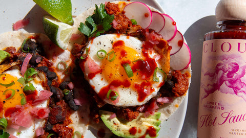 Sweet Heat Chorizo Breakfast Tacos